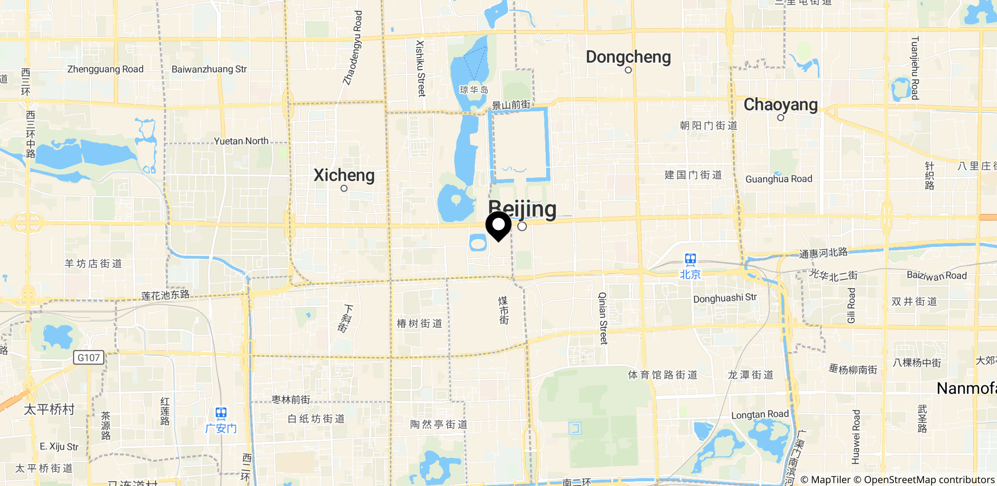 Beijings Great Hall of the People, hvor formelle topmøder mellem Kina og USA ofte finder sted