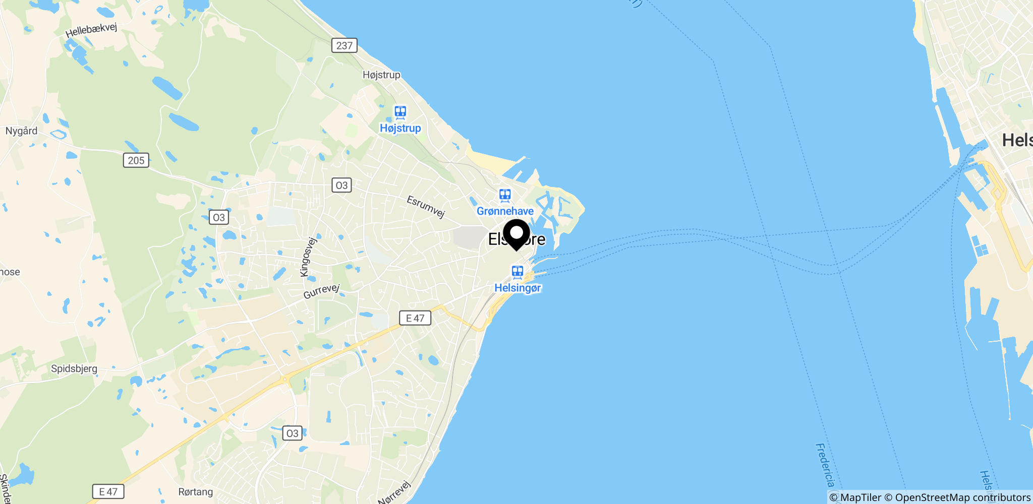 Helsingør – placering af retssagen om menneskehandel i neglebranchen.