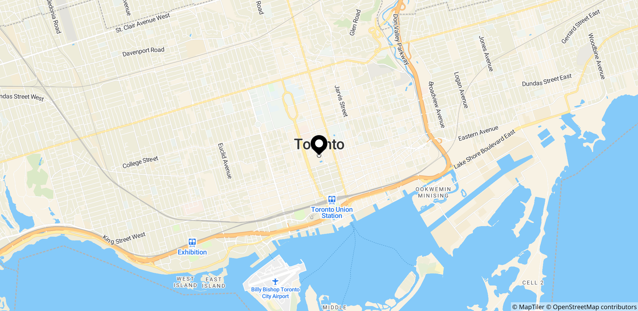 Toronto, Ontario, Canada – stedet hvor Claire Brosseau bor og hvor sagen om MAID i første række bliver set.
