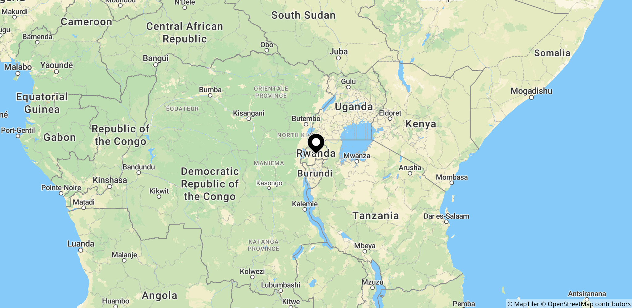 Rwanda – landet hvor folkemordet i 1994 fandt sted og hvor retssagerne relaterer sig til Rwanda-sagen