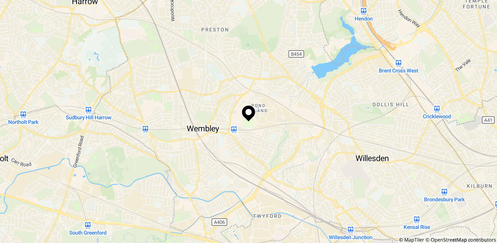 Wembley Stadium i London – stedet for playoff-finalen i Championship