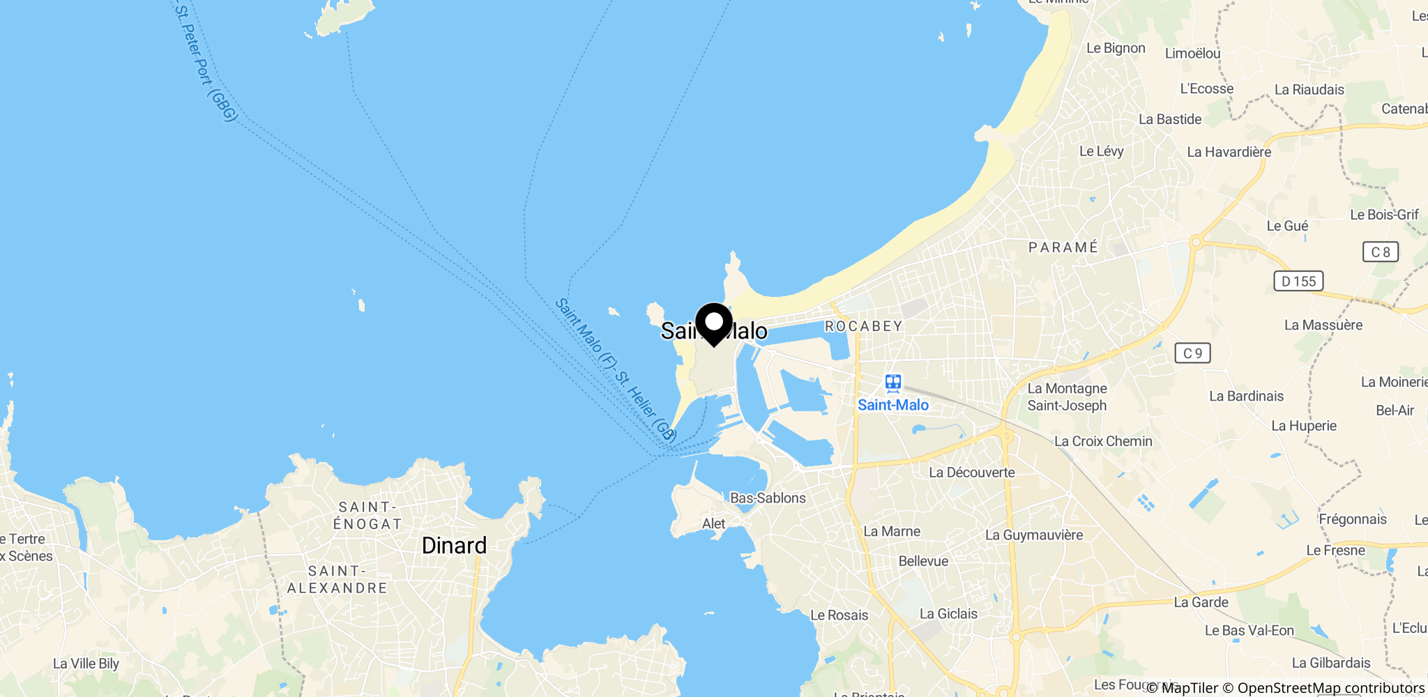 Saint Malo, Frankrig – separate undersøgelser i Saint Malo som en del af efterforskningen.