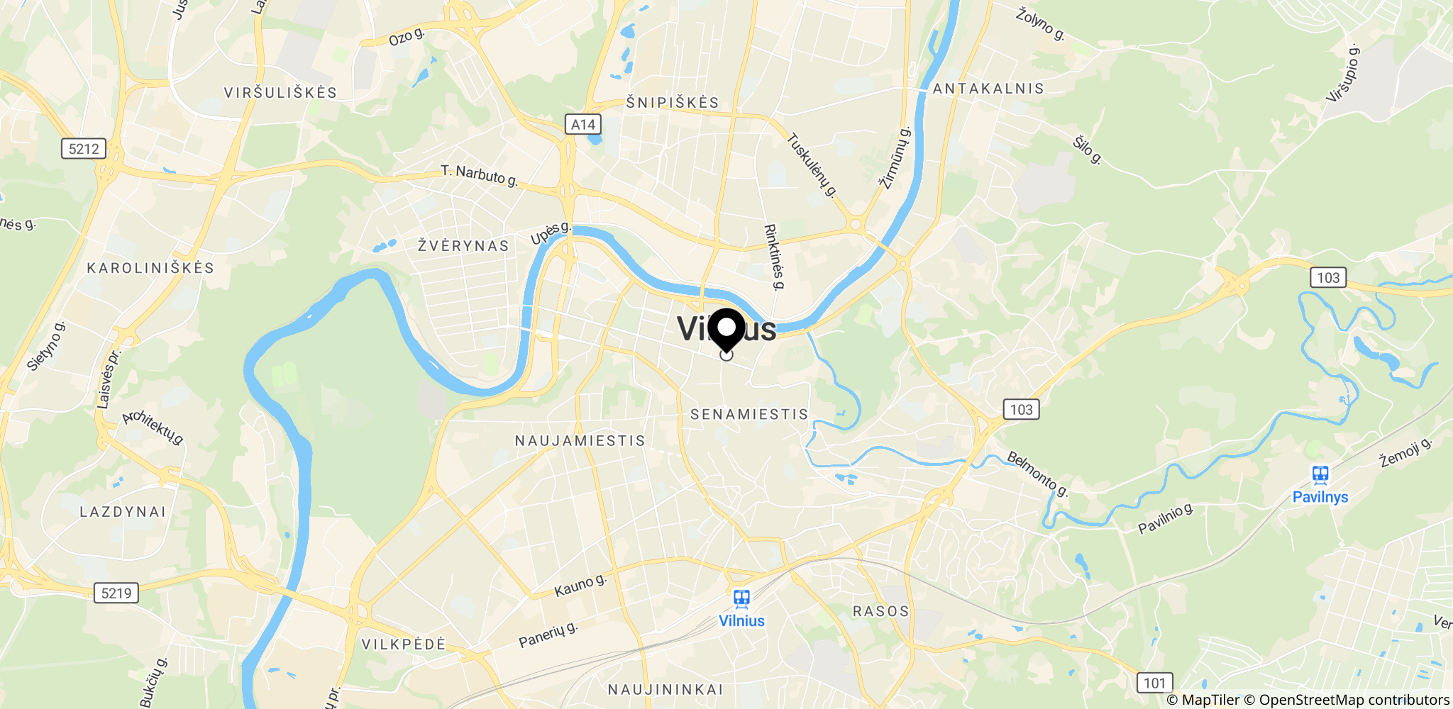 Området omkring Vilnius i Litauen under dronehændelsen fra Belarus med luftalarm og midlertidig flytrafikpause.