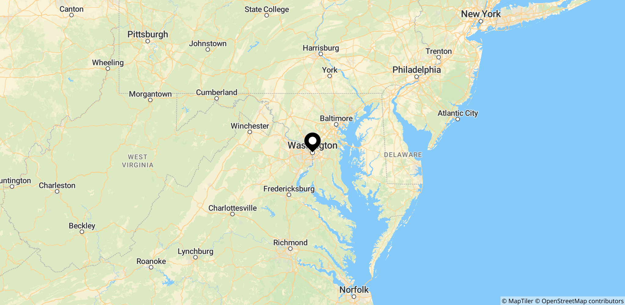 Området omkring Det Hvide Hus i Washington, DC, tæt ved krydset 17th Street og Pennsylvania Avenue NW, hvor skyderiet fandt sted