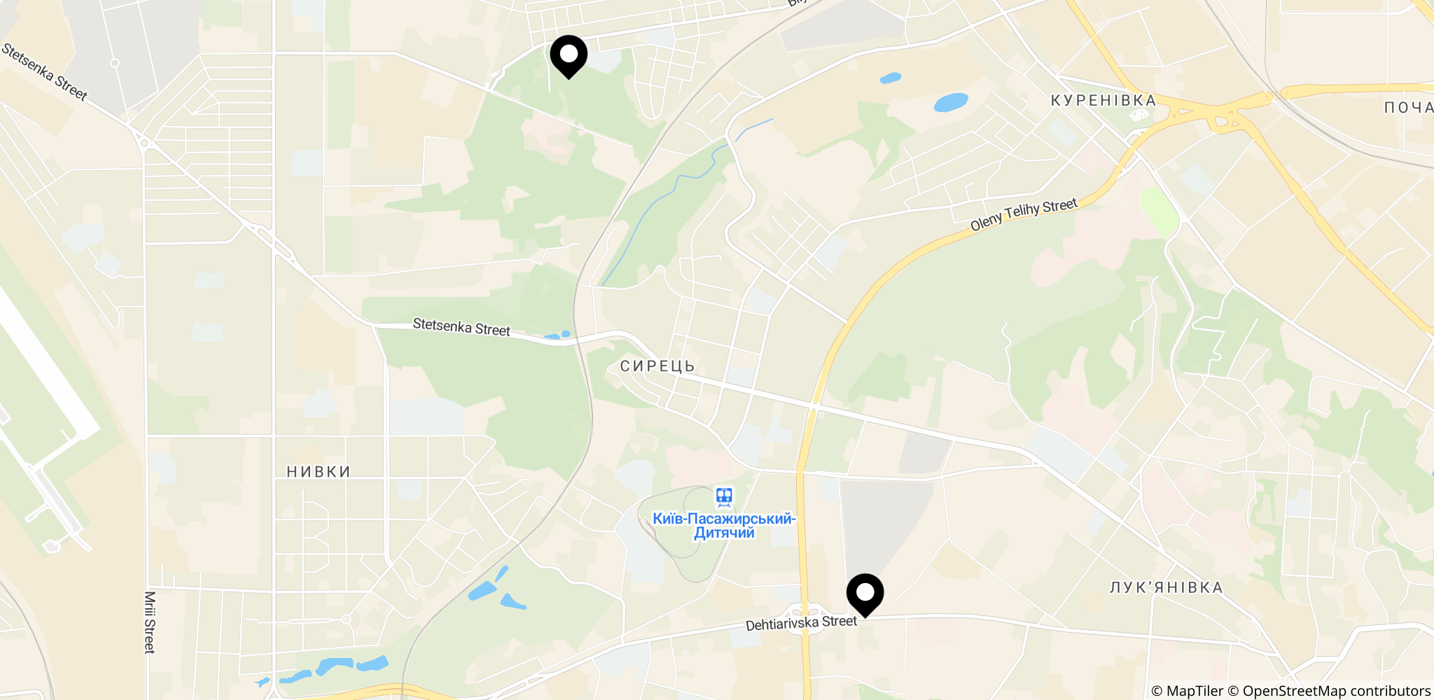 Områder i Kyiv, der blev ramt under nattens angreb: Sjevtjenkivskyj distrikter