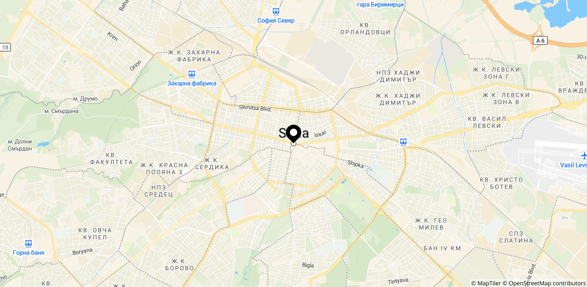 Sofia, Bulgariens hovedstad, hvor protesterne og politiske beslutningstagere står i fokus