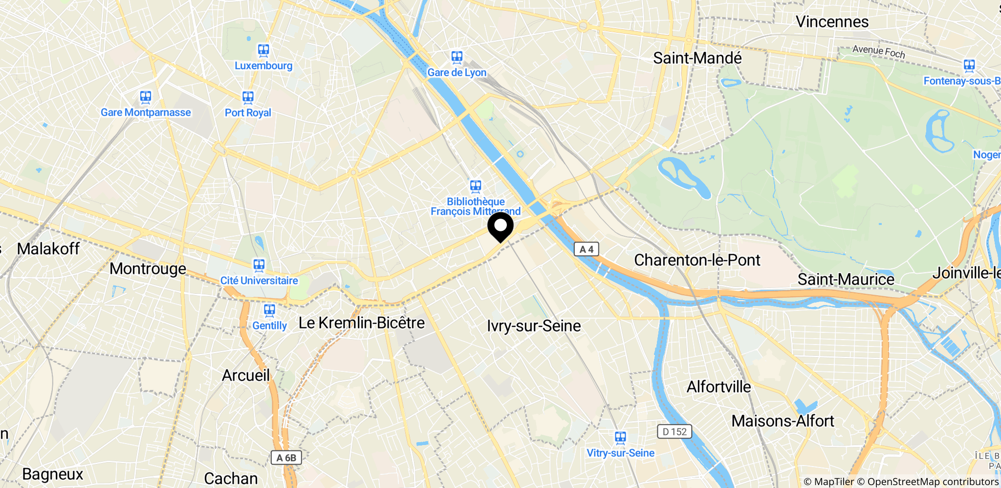 Boulevard Périphérique i Paris, hvor en 24-årig motorcyklist omkom under fejringen