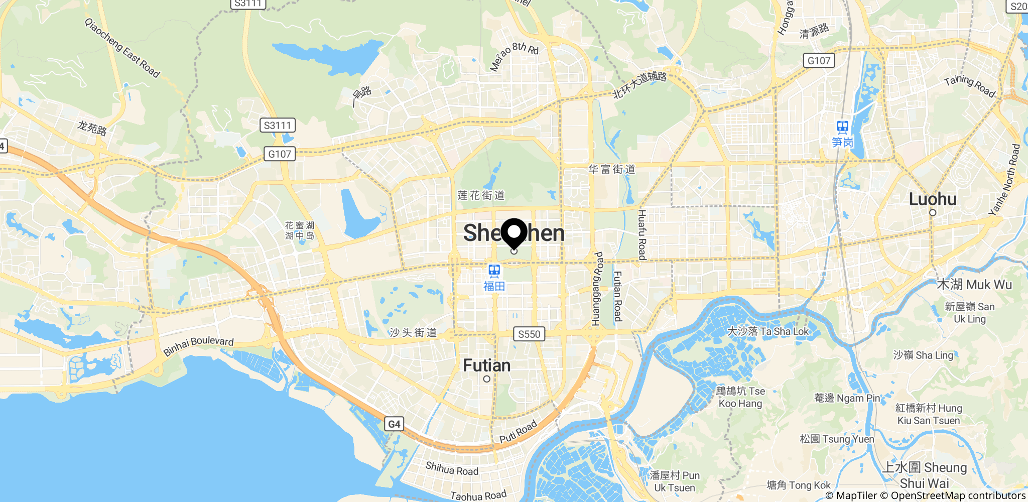 Området i Shenzhen, Kina, hvor branden i et anlæg med BYD-testbiler og skrotbiler fandt sted