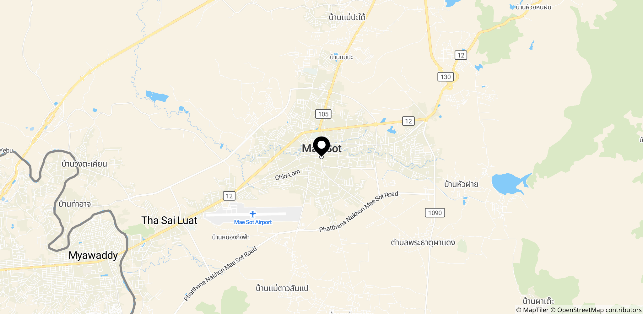 Mae Sot i Thailand – stedet hvor studerende blev rekrutteret af studieagenturet BFW