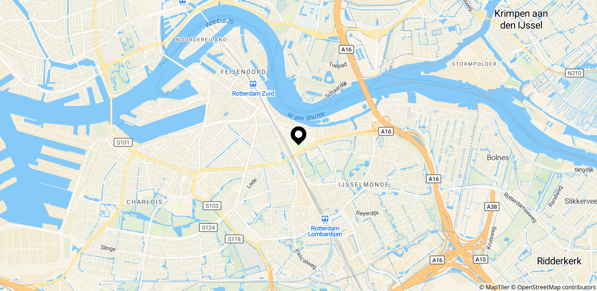 De Kuip i Rotterdam, Feyenoords hjemmebane, hvor Van Bronckhorst forventes at vende tilbage som cheftræner.