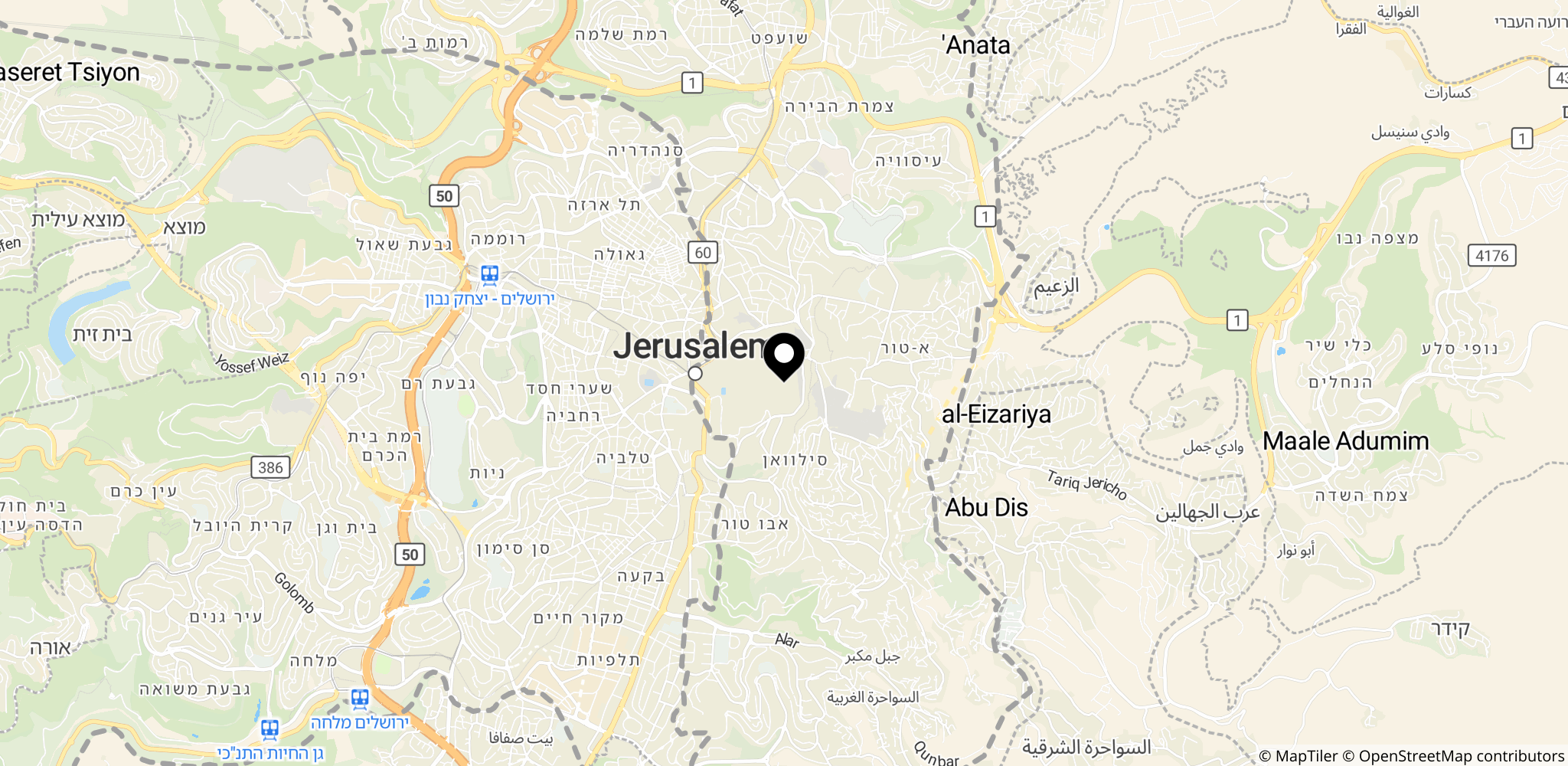 Området omkring Al-Aqsa-moskeen (Tempelbjerget) i Jerusalems gamle by, hvor hændelsen fandt sted