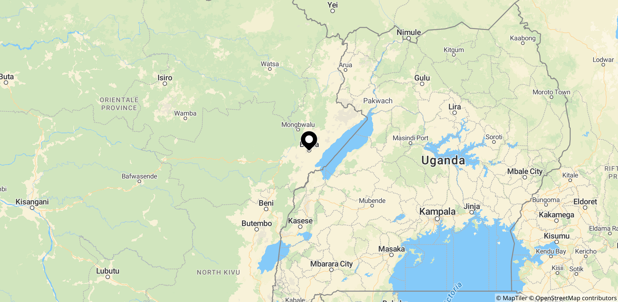 Ituri-regionen i Den Demokratiske Republik Congo, hvor Ebola-udbruddet ændrer begravelserne