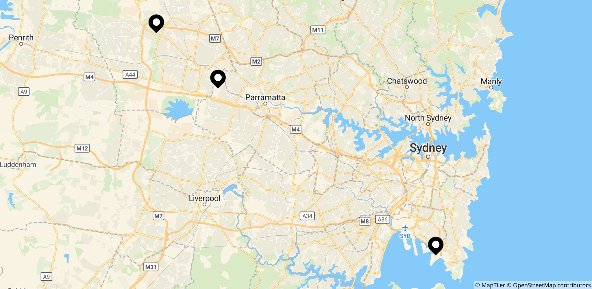 Port Botany i Sydney, hvor forsendelsen ankom og blev deklareret som trækul i sagen.