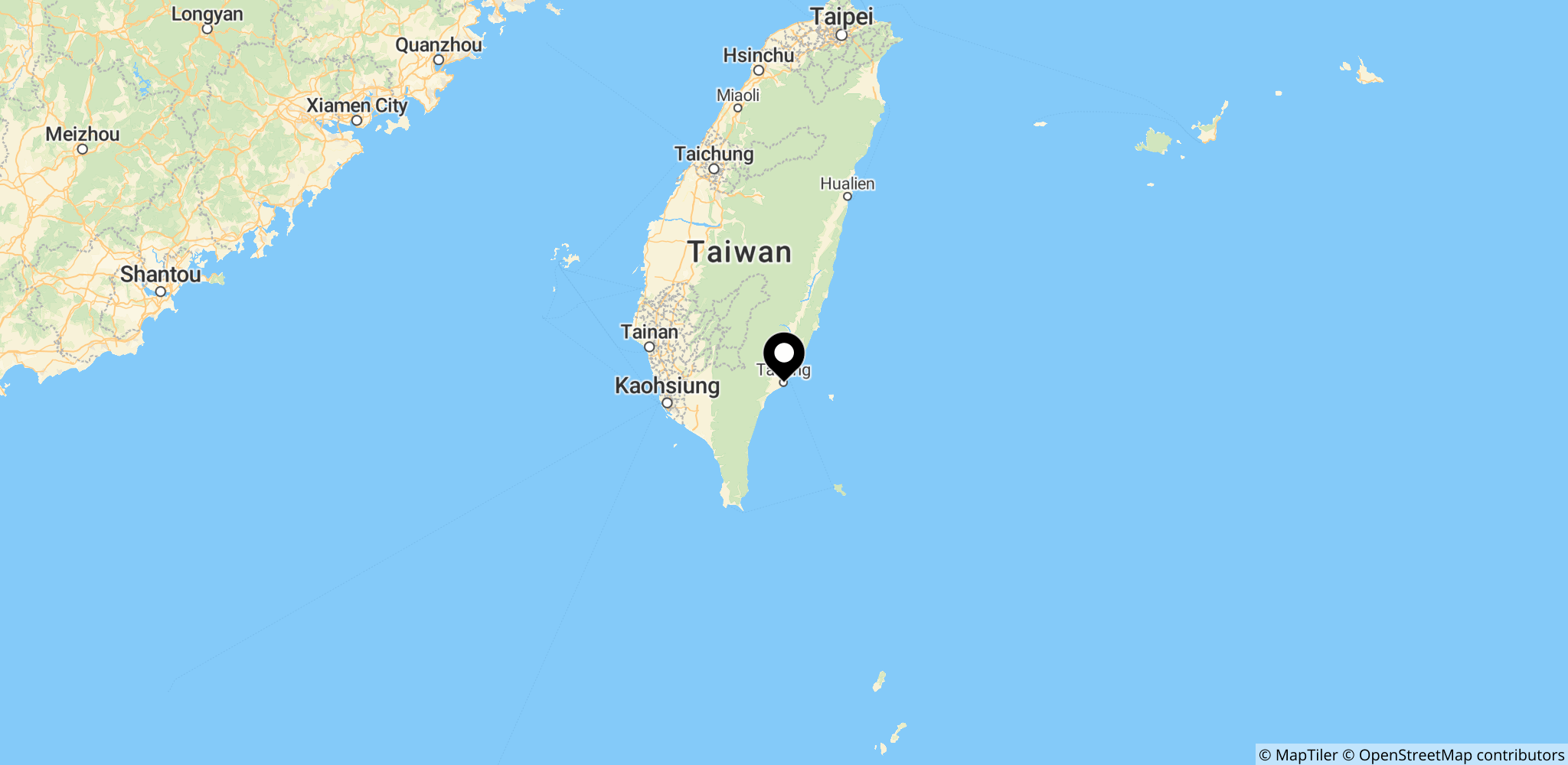 Atemoya dyrkes i Taitung County på Taiwans østkyst, hvor frugten er en specialafgrøde.