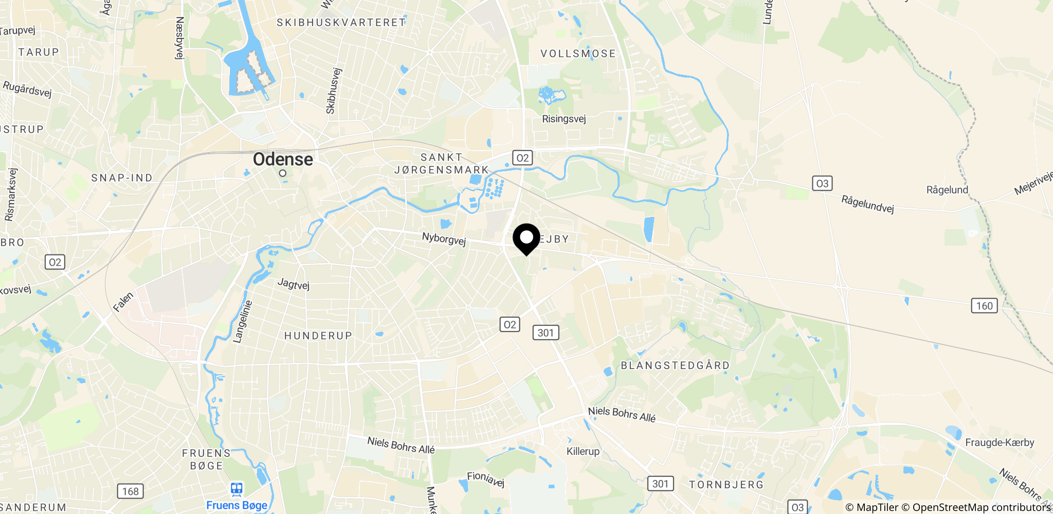 Korsløkkevej 25 i Odense – stedet for bombesprængningen i februar