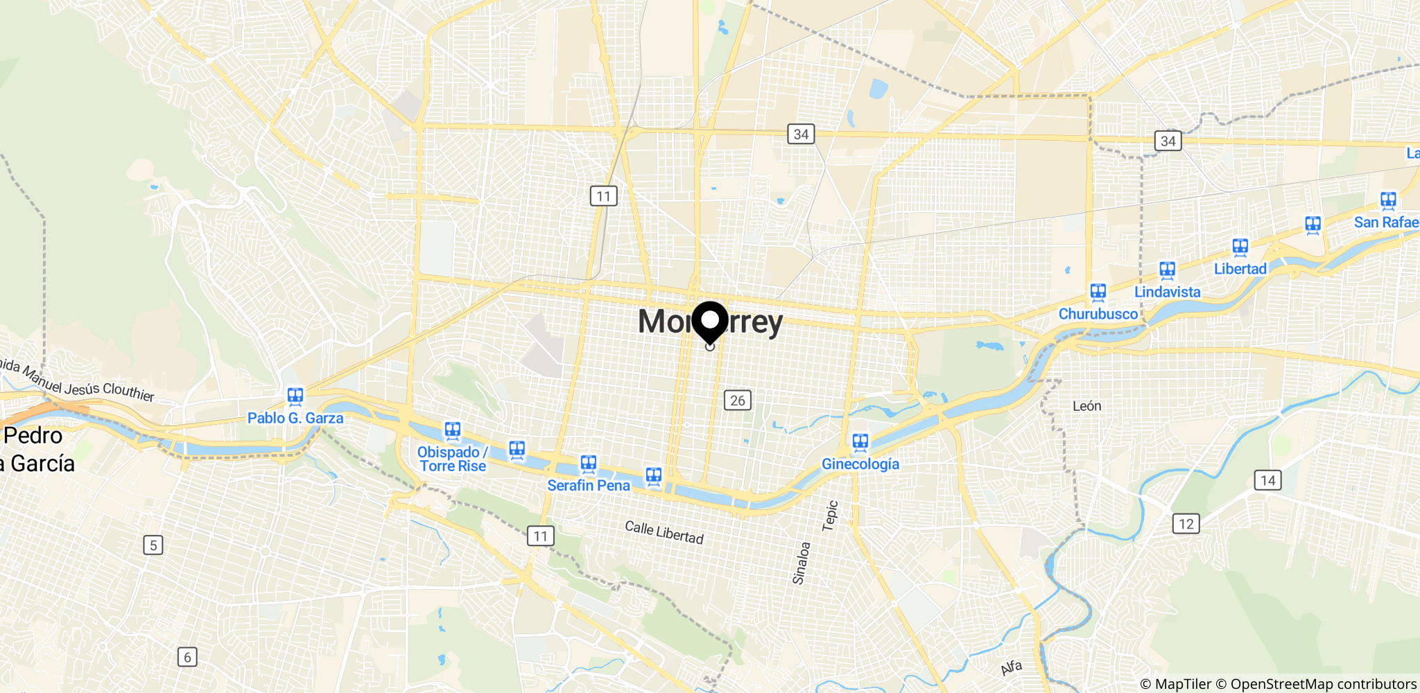 Monterrey i Mexico, stedet for VM-ottendedelsfinalen mellem Nederlandene og Marokko (Nederlandene tabte på straffespark).