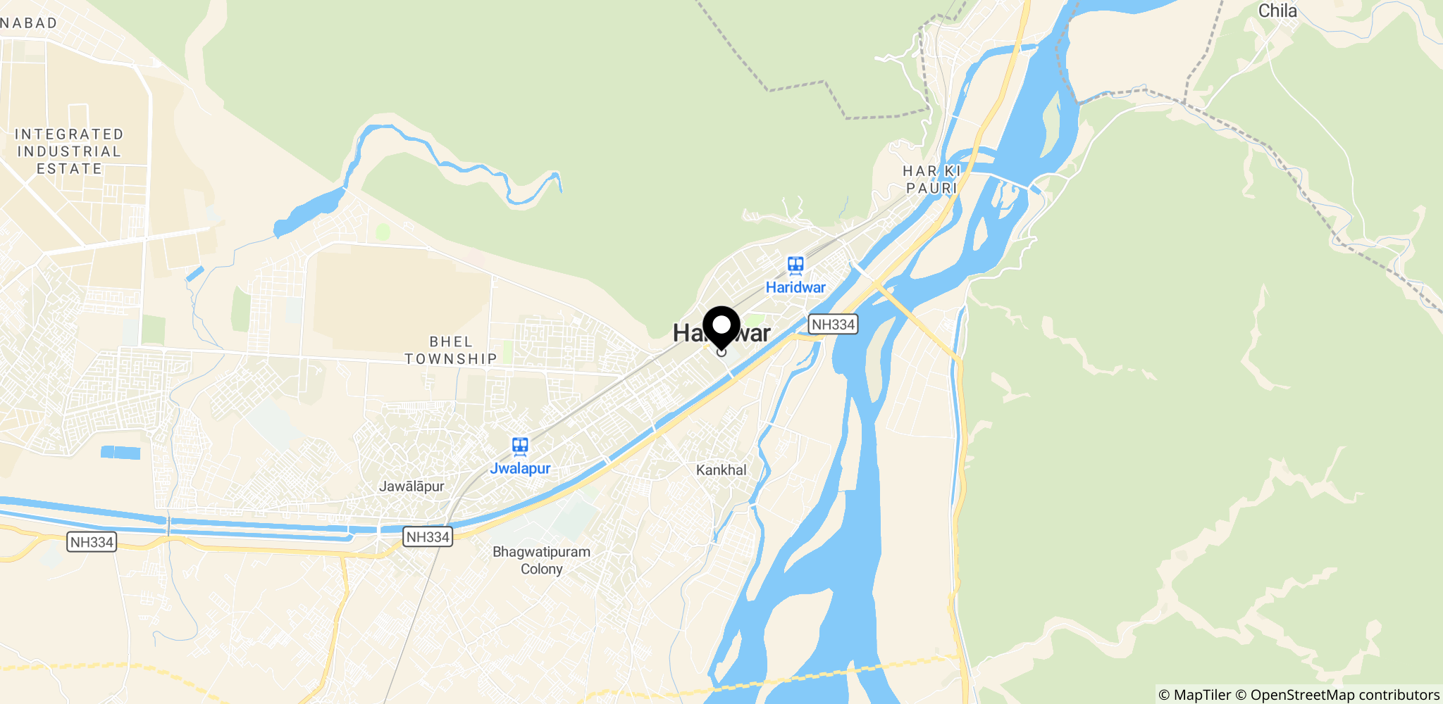 Haridwar i Indien – stedet for mødet mellem Jacob Zuma og Ajay Gupta i et hinduistisk tempel