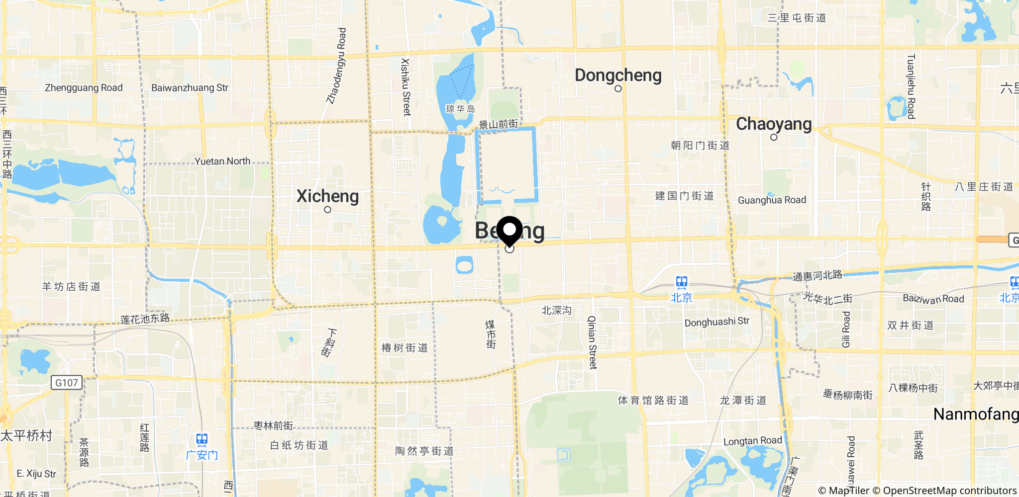 Beijing, Kina – stedet hvor Jin Mingri blev tilbageholdt i oktober 2025