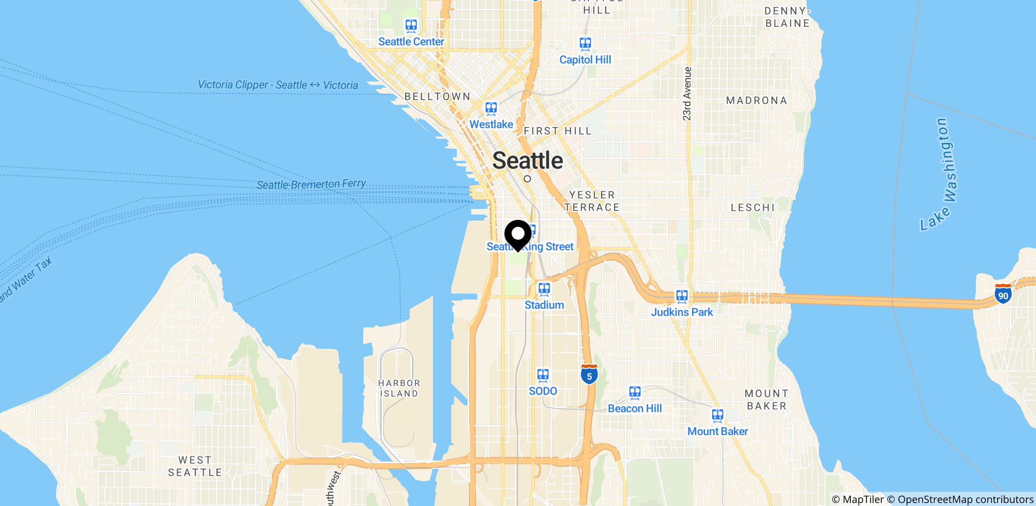 Lumen Field i Seattle, spillestedet for USA mod Belgien i ottendedelsfinalen