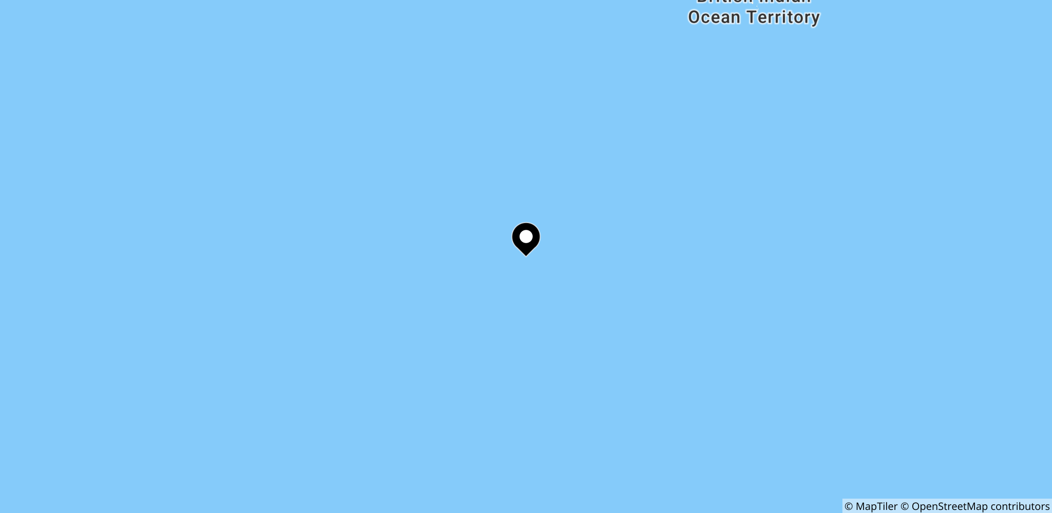 Det Indiske Ocean, området omkring hændelsen med Majestic X