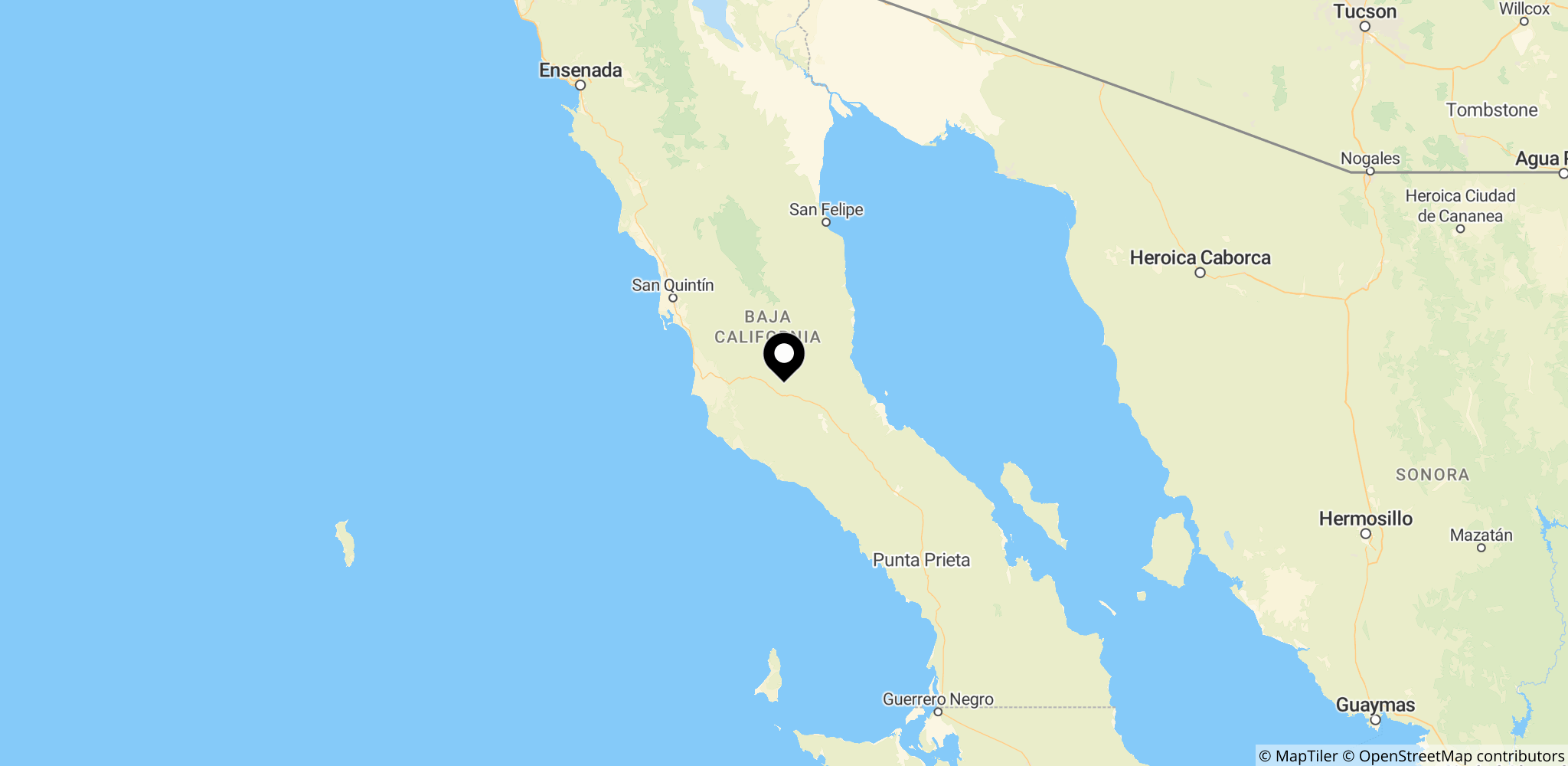 Nuværende Tacoma-produktionslokation i Baja California, Mexico