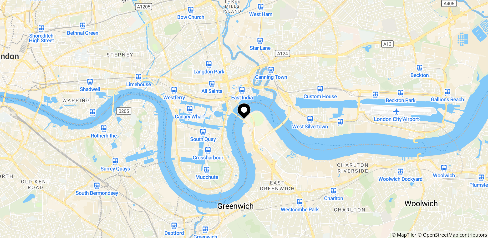 Området i Østlige London hvor den skjulte kameraoptagelse blev filmet