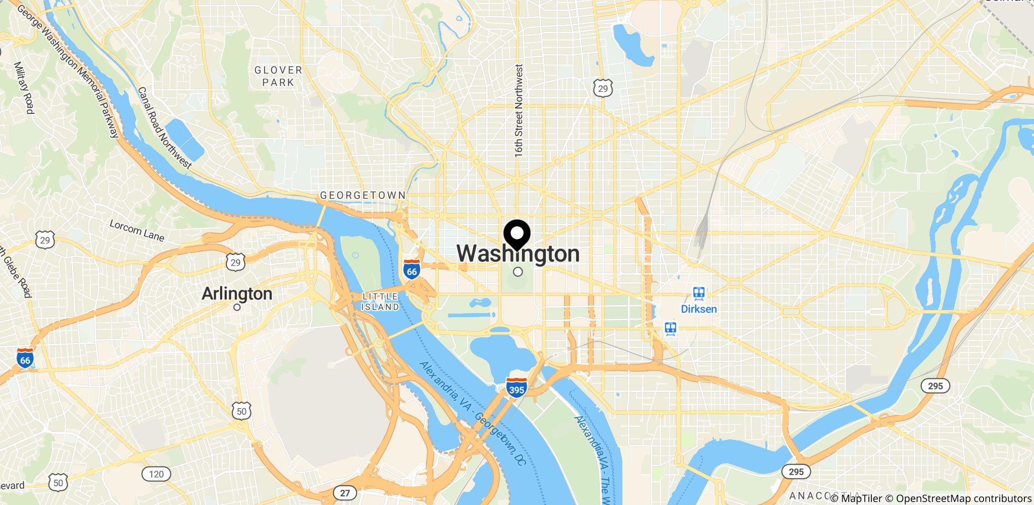 Området omkring Det Hvide Hus i Washington, DC, som giver geografisk kontekst til sagen om en medarbejder under efterforskning for væddemål relateret til Trumps taler.
