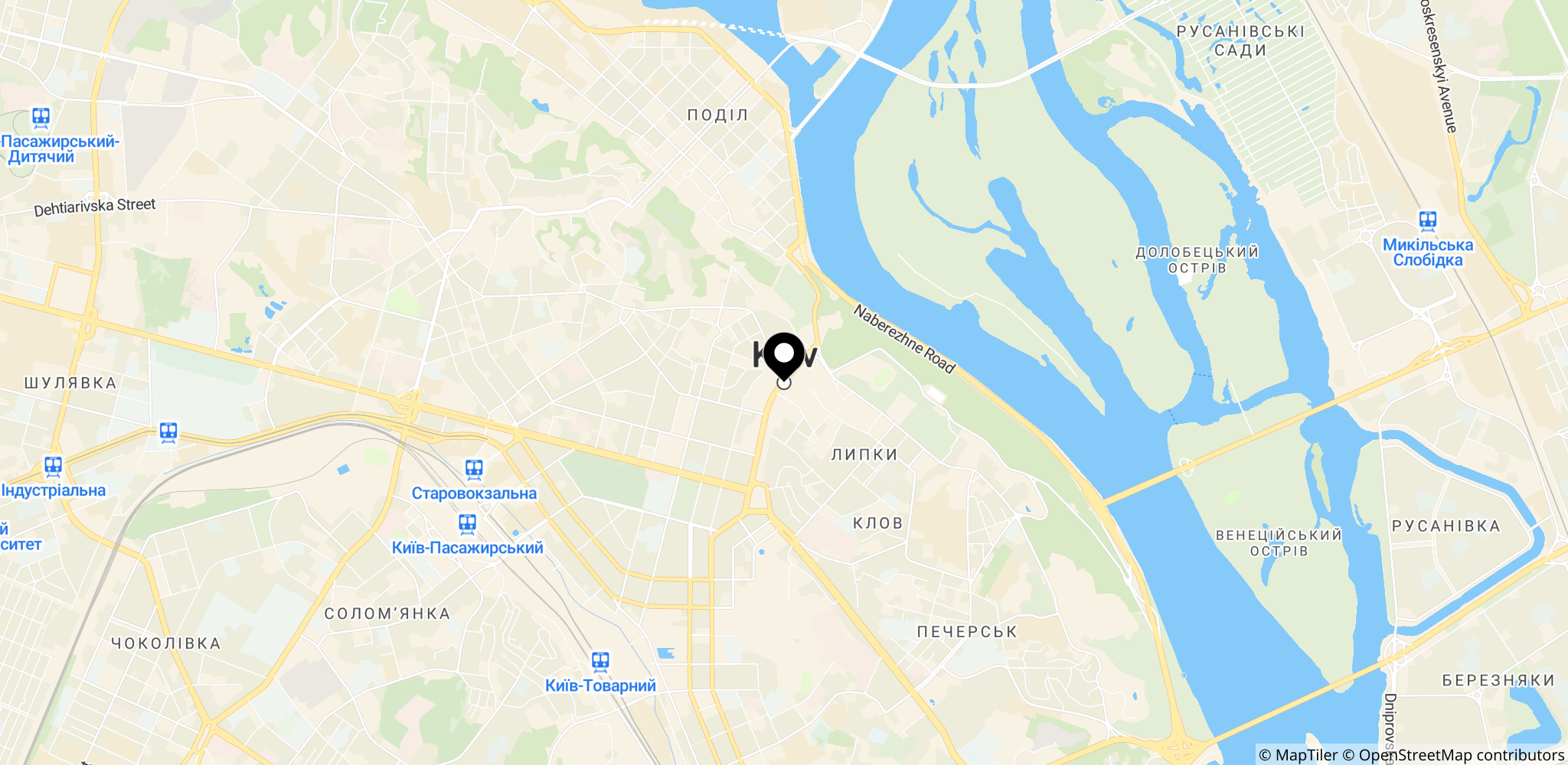 Kyiv i Ukraine – Området i hovedstaden hvor soldater og demonstranter var i vrede efter Fedorovs exit