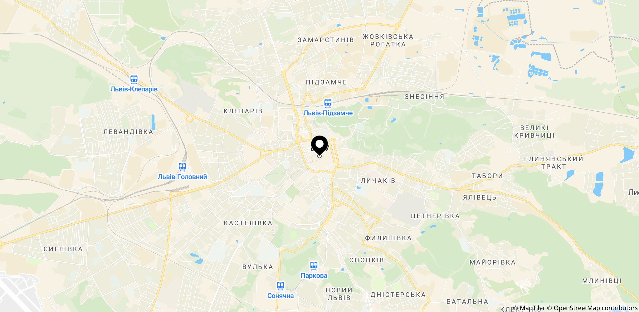 Lviv i Ukraine — sted for demonstrationer og konfrontationer omkring værnepligten i juli, ifølge artiklen.