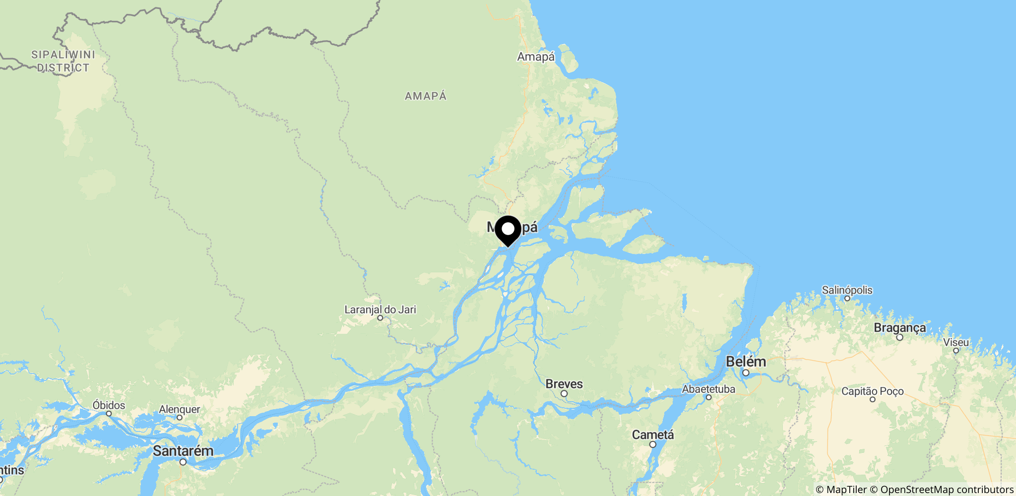 Amazonas-regionen i Brasilien, hvor cirka 3,1 millioner hektar blev afbrændt i 2025.