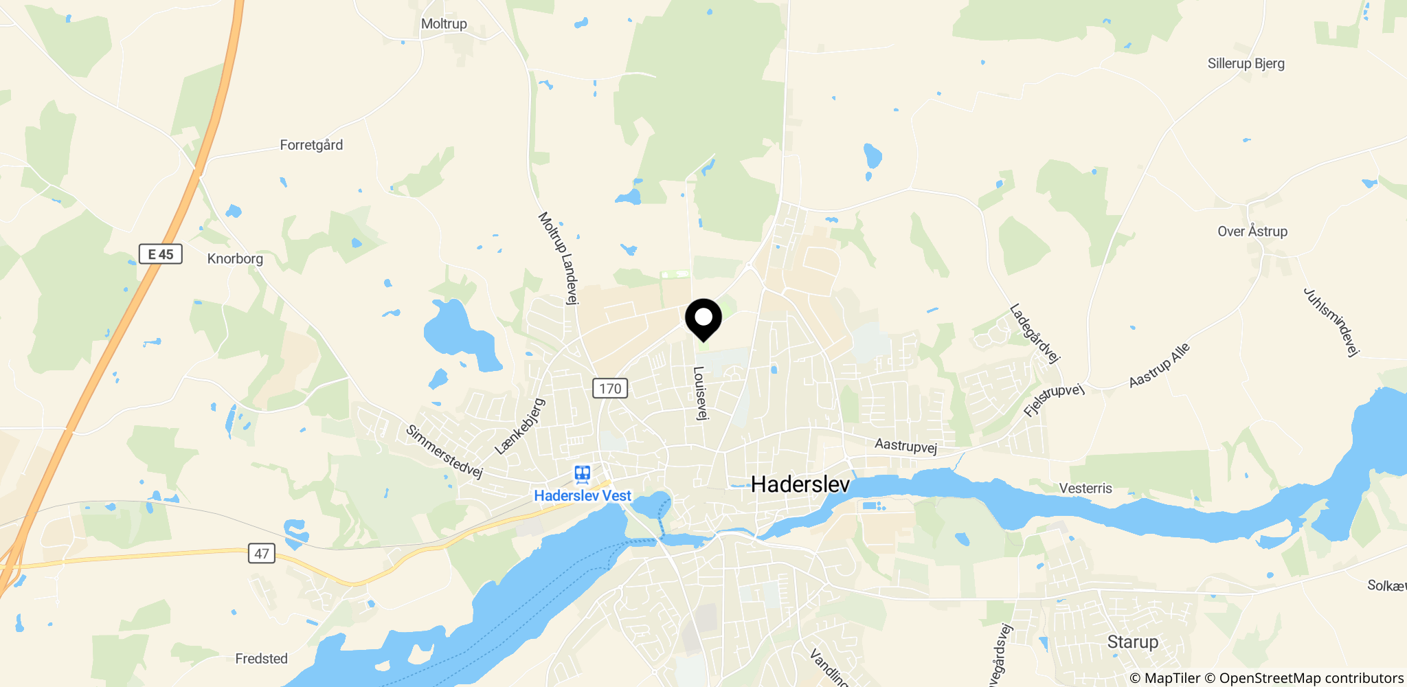 Sydbank Park i Haderslev, stadionet hvor FC Midtjylland spillede mod Sønderjyske