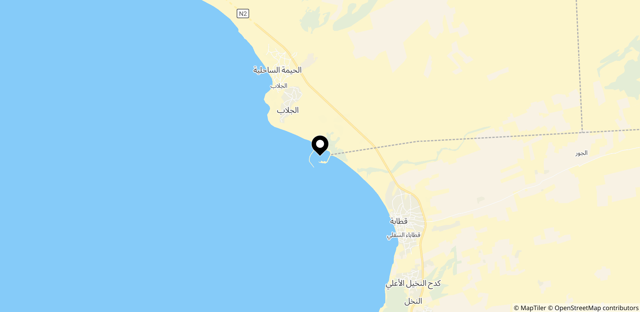 Aden havn i Yemen, et af de centrale punkter i den maritime rute i området