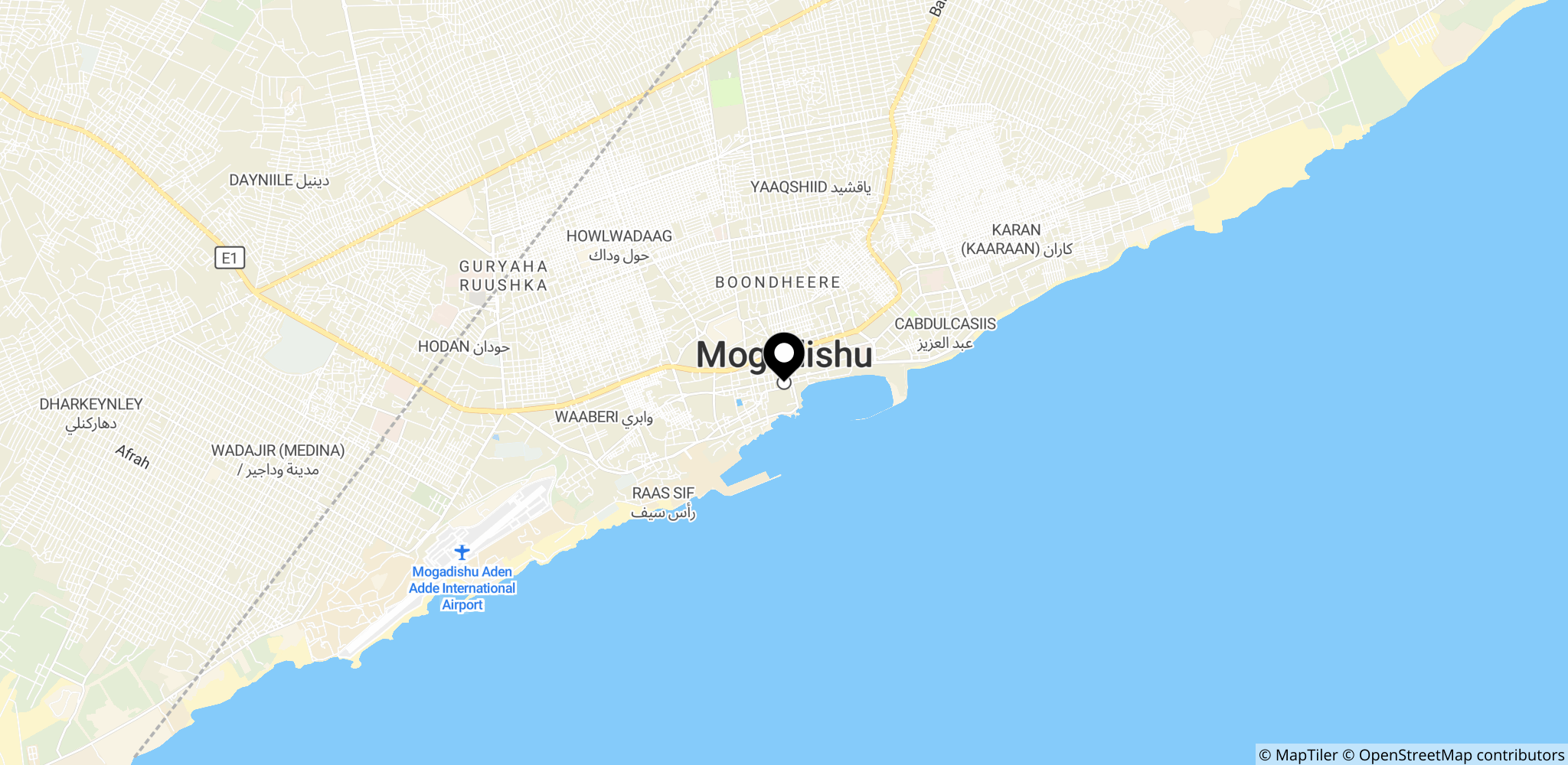 Den yngste datter befinder sig fortsat i Mogadishu, Somalia