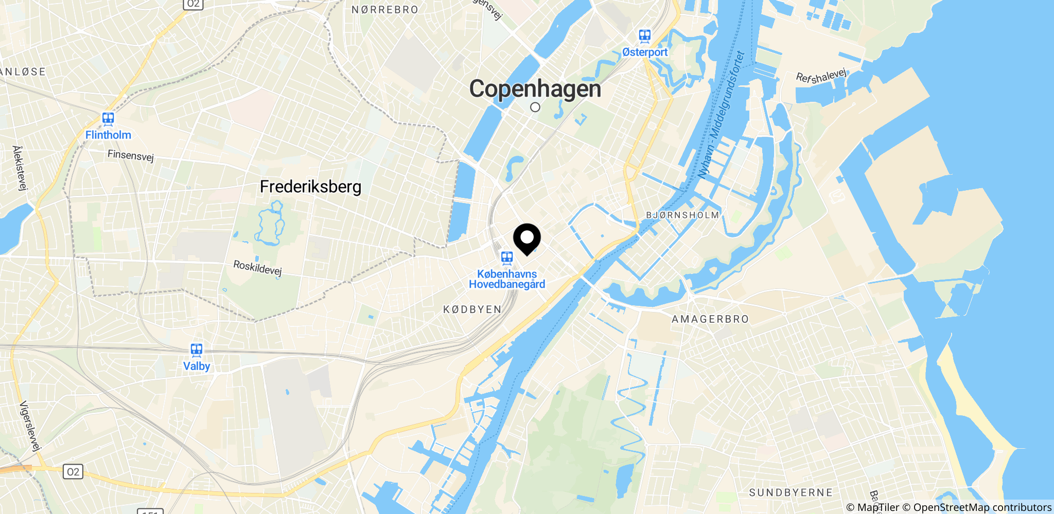 Kort over Tivolis Koncertsal i København, stedet hvor Eurovision-finalen i 1964 blev afholdt