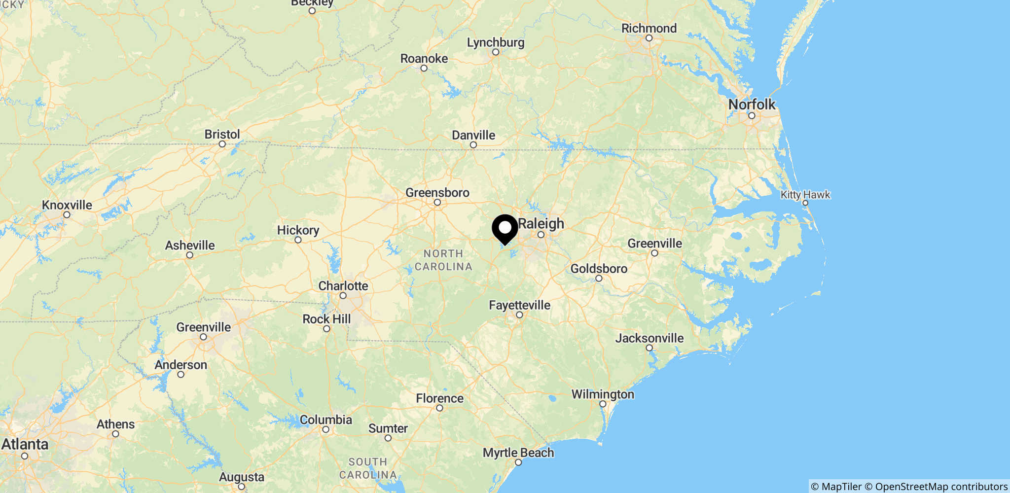 North Carolina – hjemsted for Shaw v. Reno, et tidligt afgørende tilfælde i racebaseret distriktsinddeling
