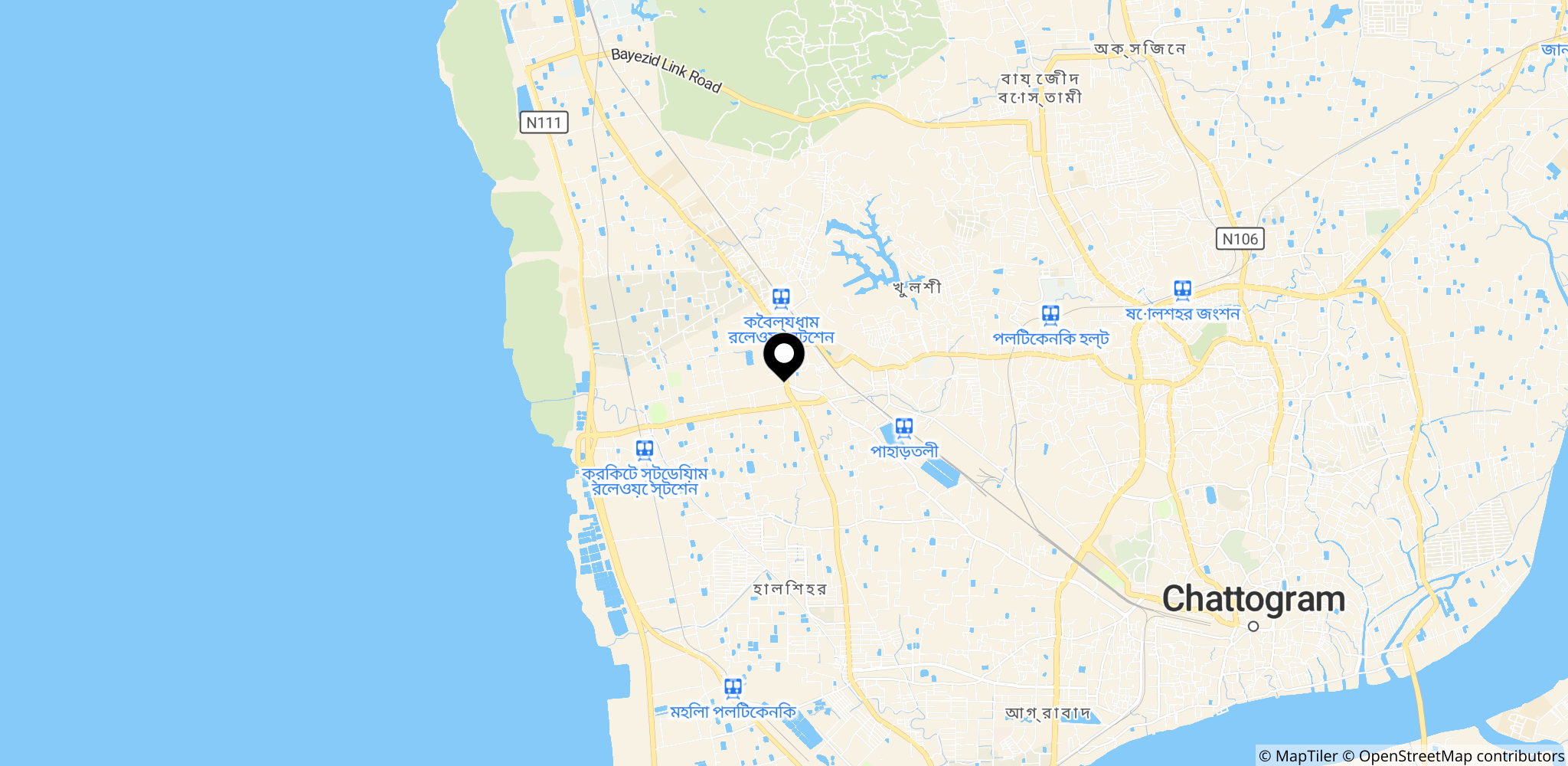 Chittagong-porten (Port of Chittagong) i Bangladesh – et centralt importområde for gødning og fødevarer i regionen
