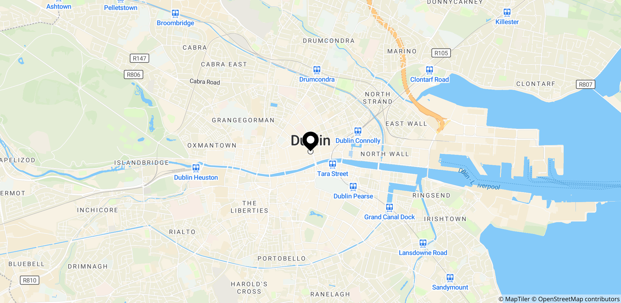 Dublin, Irland – placering i forhold til de internationale og irske myndigheders reaktion på sagen.