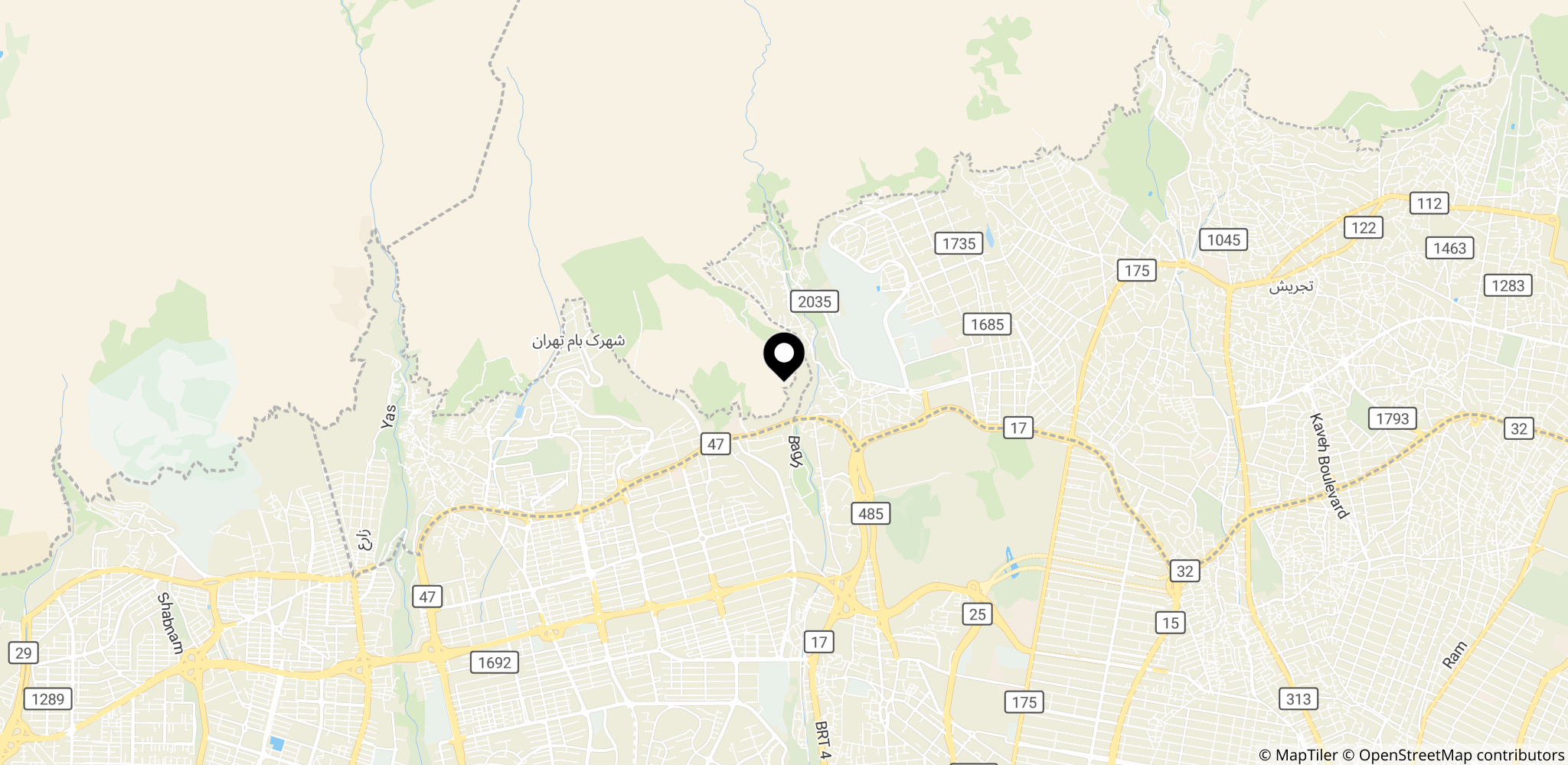 Evin-fængslet i Teheran, Iran, hvor parret taler fra fængslet