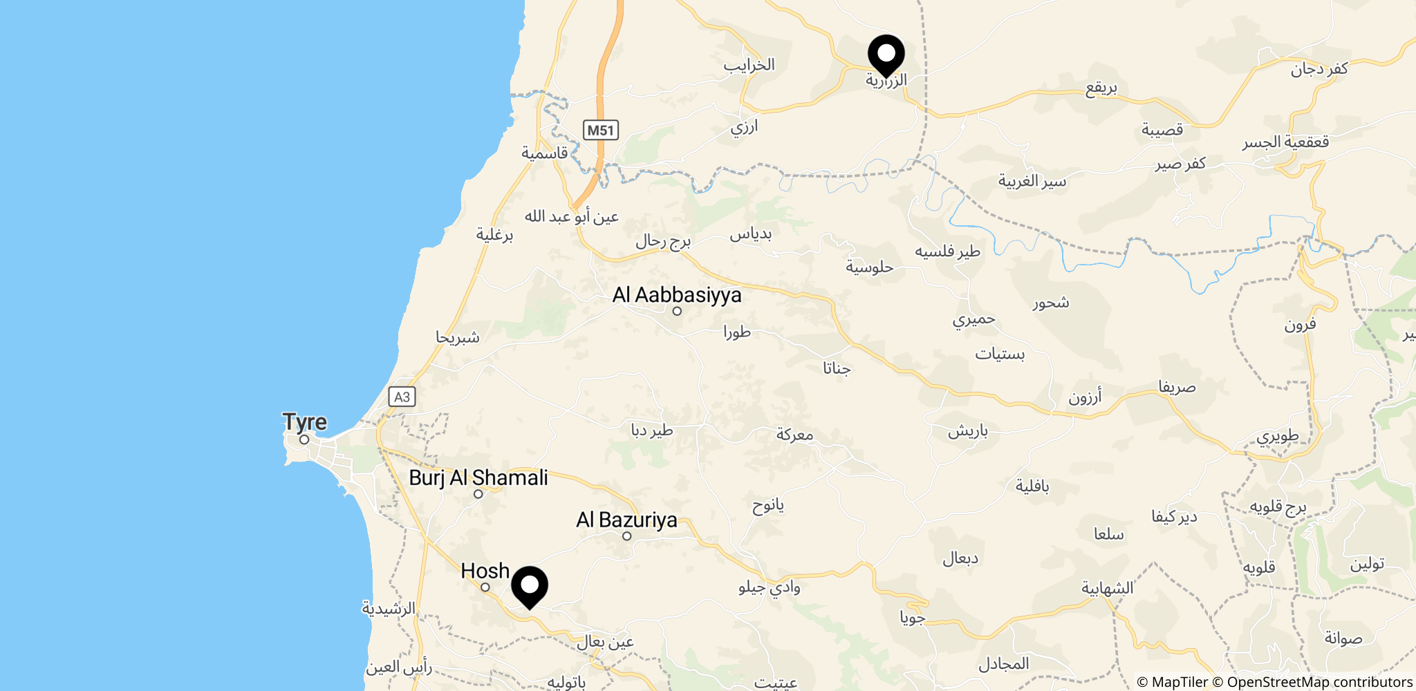 Haboush i Nabatieh-distriktet, sydlige Libanon