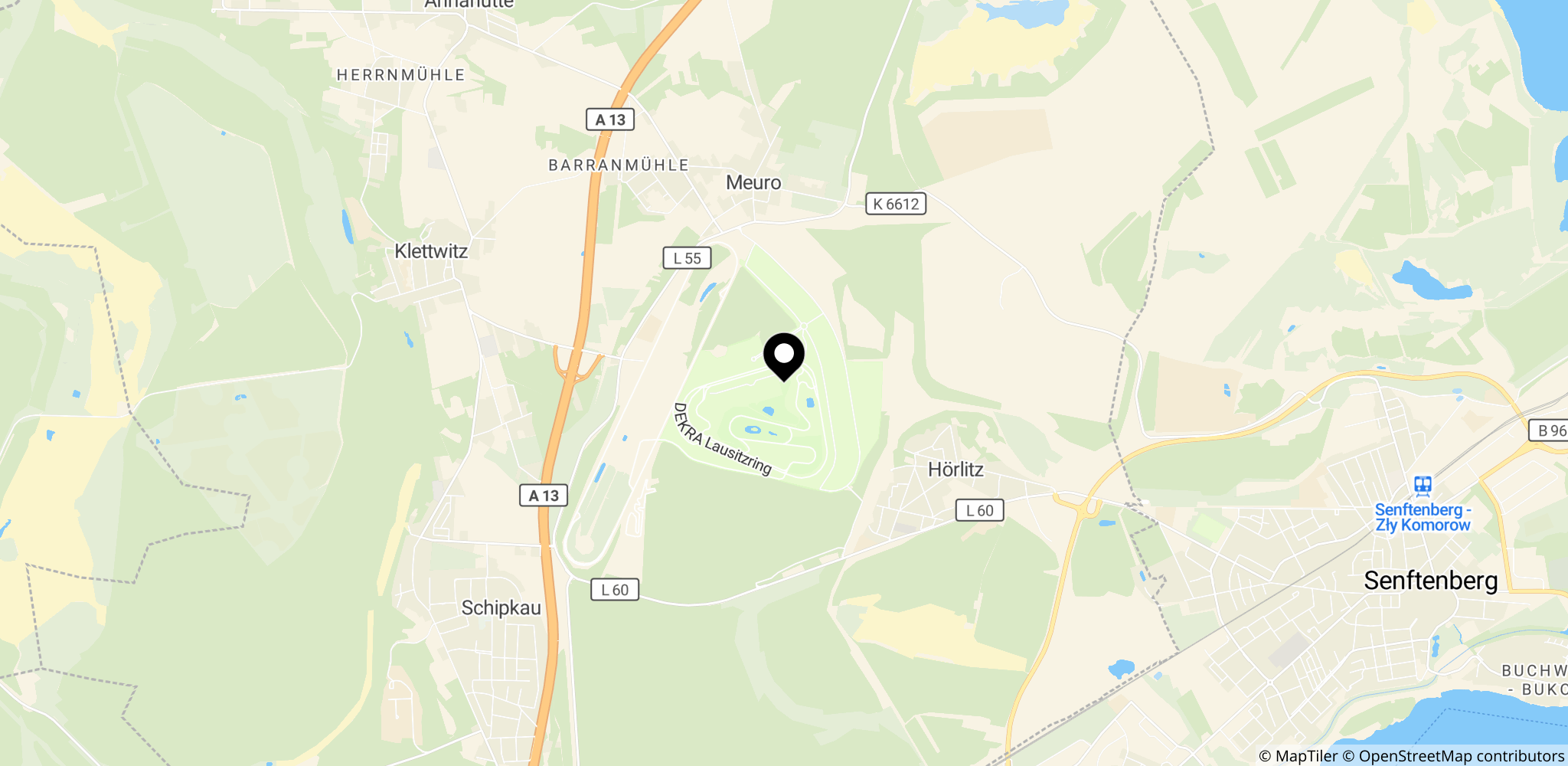 Lausitzring i Klettwitz, Tyskland – stedet for den afgørende ulykke i 2001, der ændrede Zanardis liv.