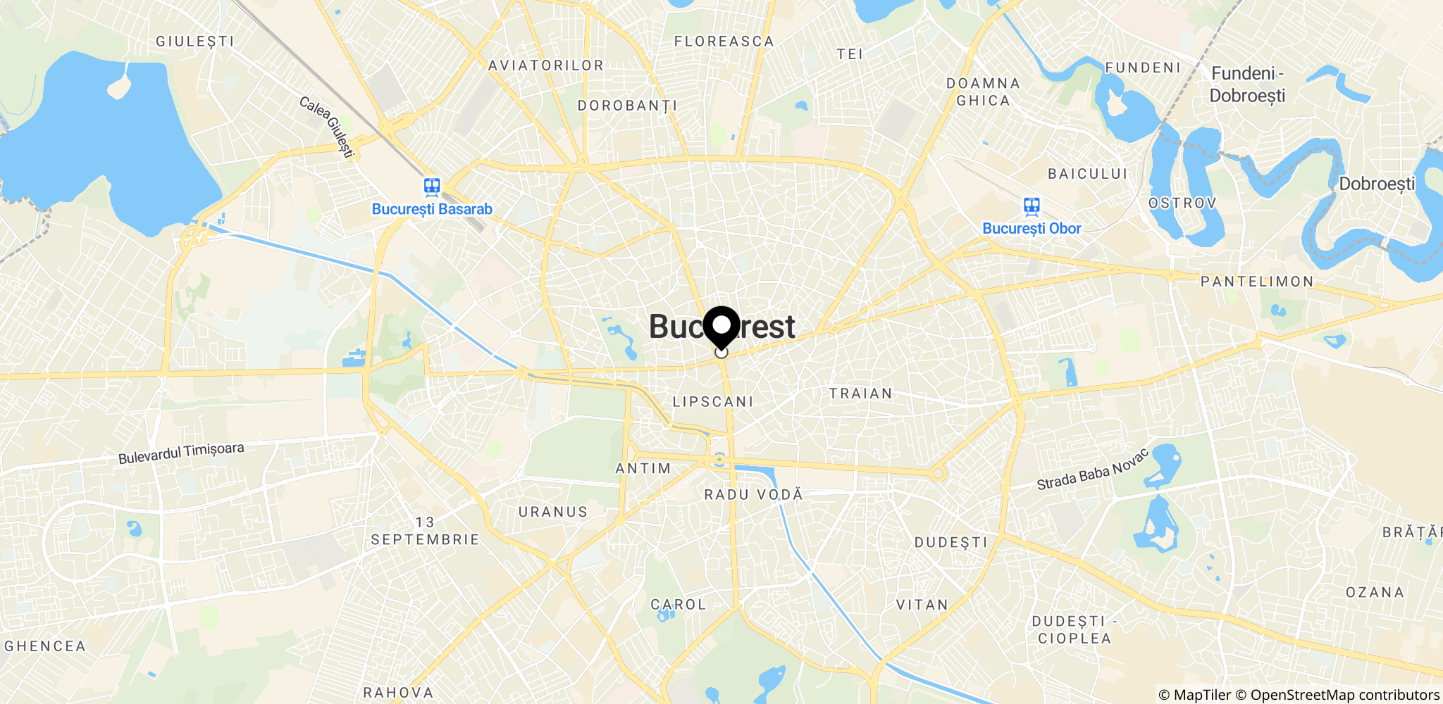 Bukarest, Rumænien – hovedstaden, hvor den aktuelle mistillidsafstemning og den politiske krise er centreret