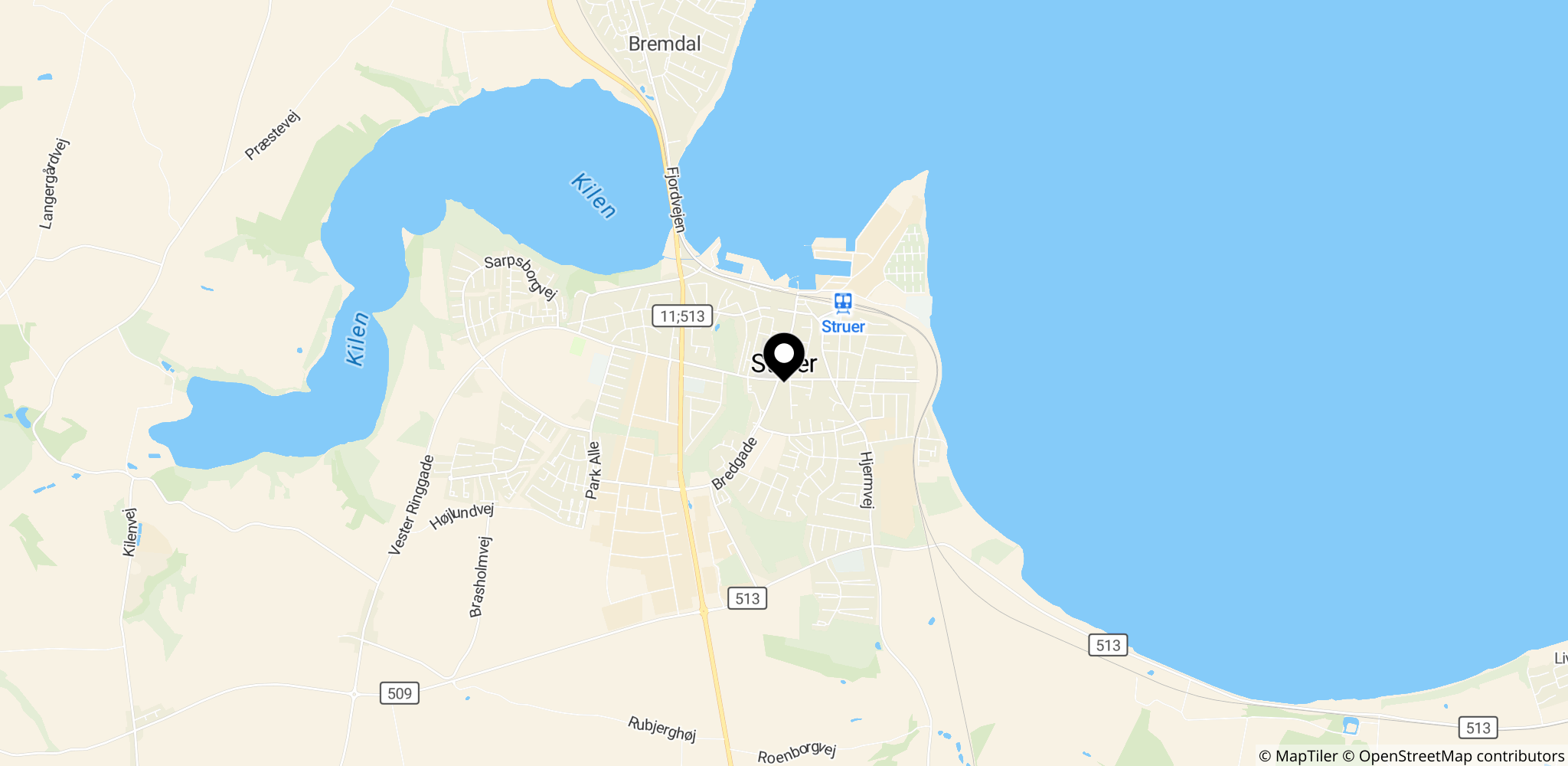 Brand i elbus i Struer og nærområdet omkring