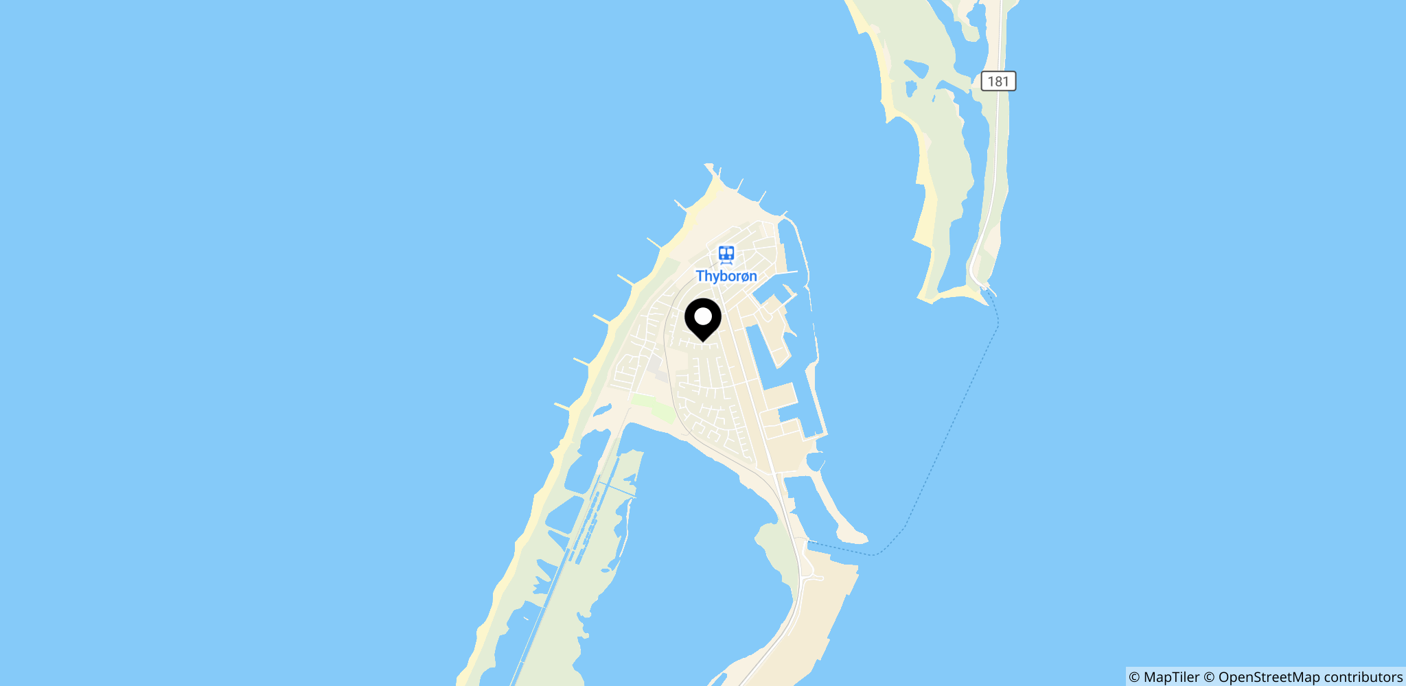 Thyborøn, Vestjylland, Danmark, hvor et politiskud fandt sted fredag