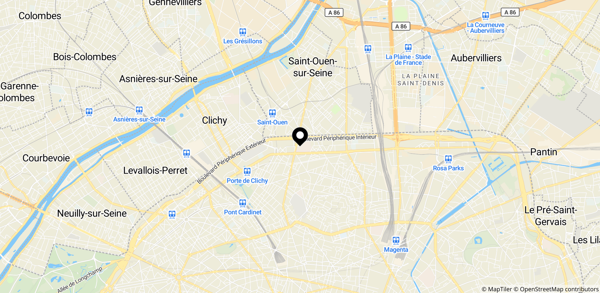 Bichat-hospitalet i Paris, hvor de franske evakuerede blev modtaget til vurdering og isolation