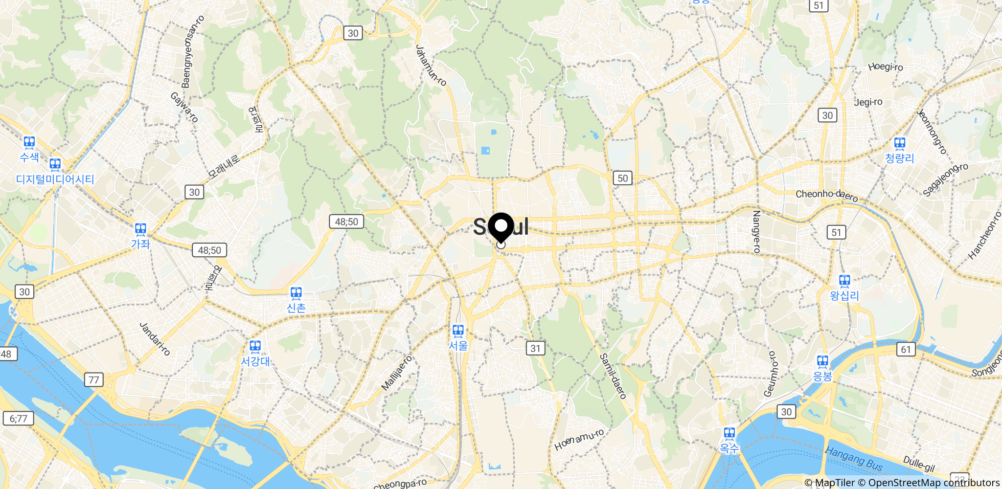 Seoul, Sydkorea – nævnt som tidligere mødested i artiklen (møder i Sydkorea i oktober)