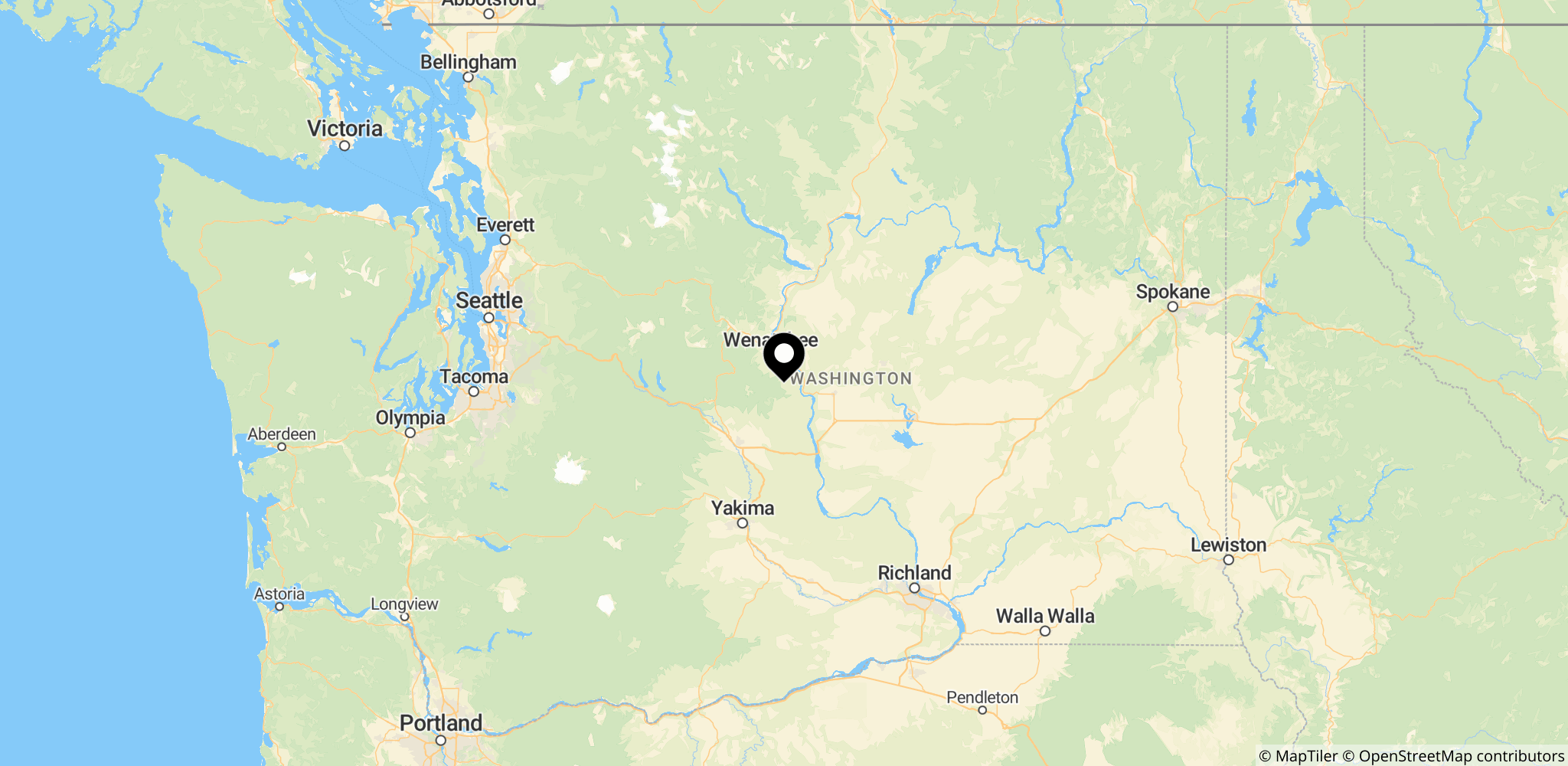Delstaten Washington, USA, som nævnt i artiklen