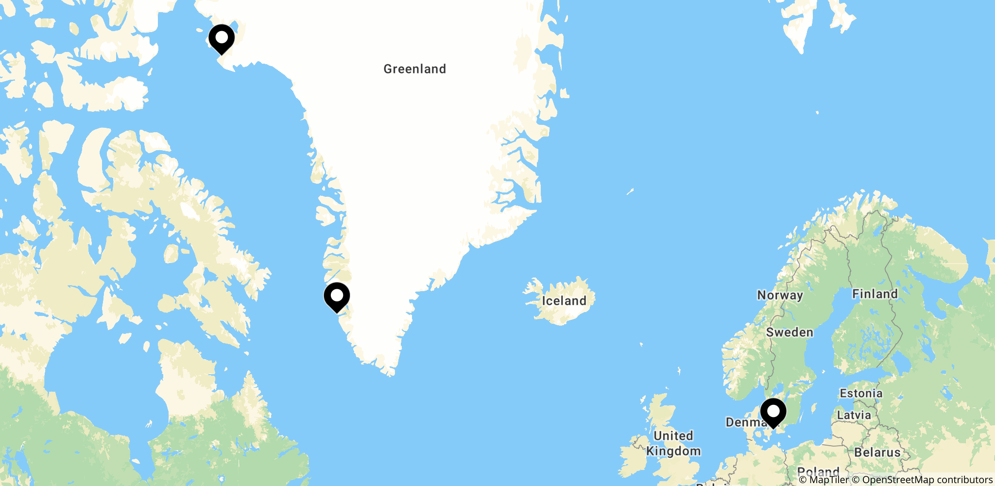 Nuuk som Grønlands hovedstad og et nærliggende referencepunkt i diskussionen om potentielle amerikanske baser i Grønland