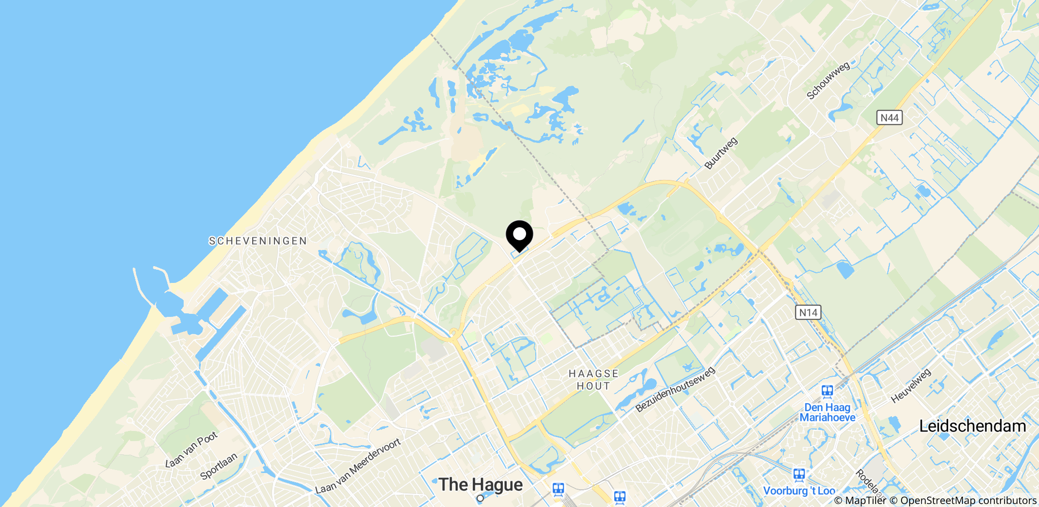 Haag, Nederlandene – ICCs hovedkvarter, hvor arrestordren blev udstedt.