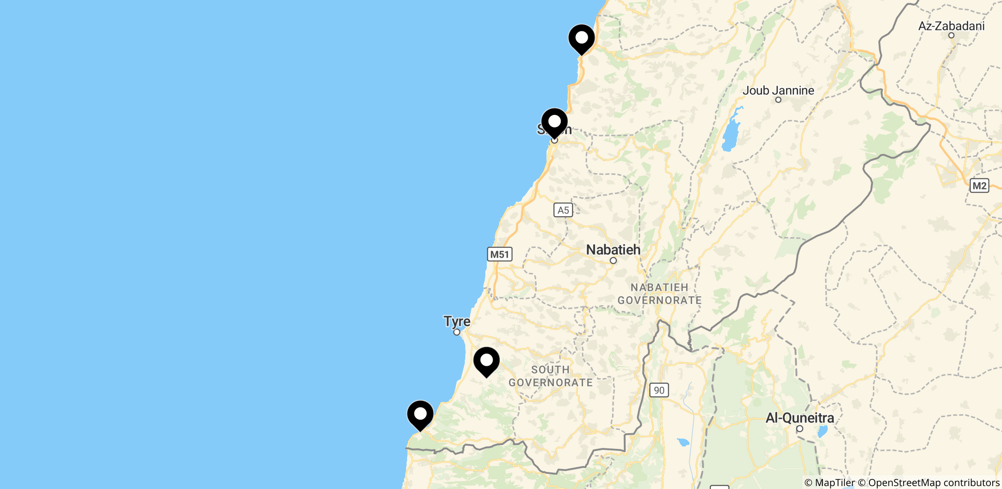 Barja, sydlige Libanon (nær Sidon)