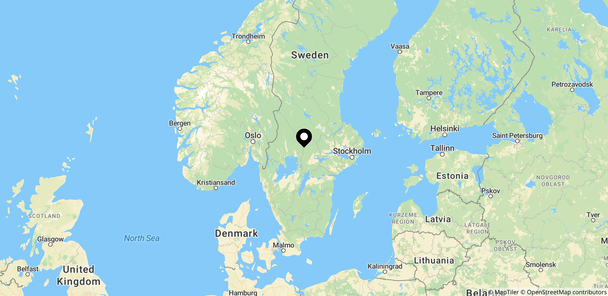 Sverige som helhed med markering af den varslede krisepakke på 12 milliarder SEK